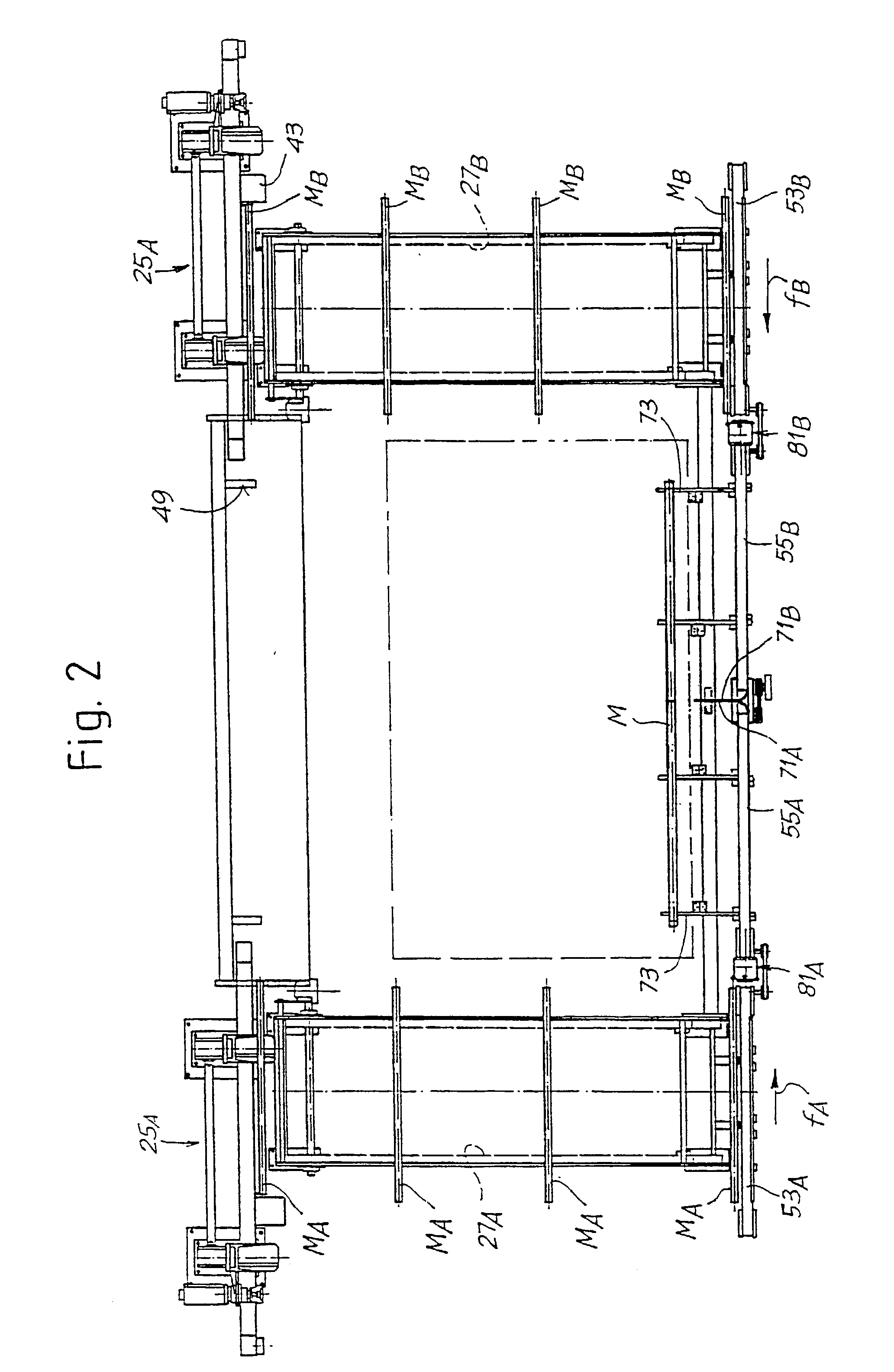 Rewinding machine and method for winding up rolls of weblike material on extractable mandrels