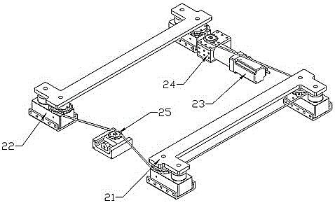 Super-thin heavy-duty lifting and diving omni-bearing movable AGV