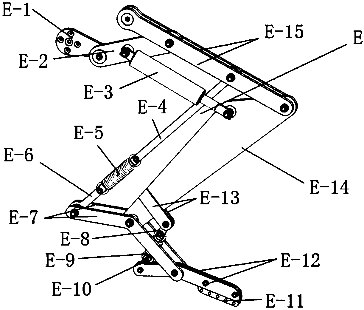 Single-drive bionic multi-legged robot and reconfiguration steering method thereof