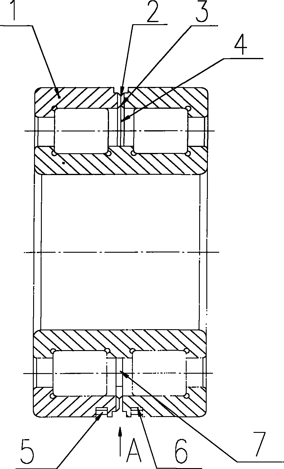 Split technique for processing for SL01 type split-bearing