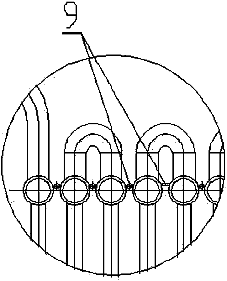 A u-tube superheater