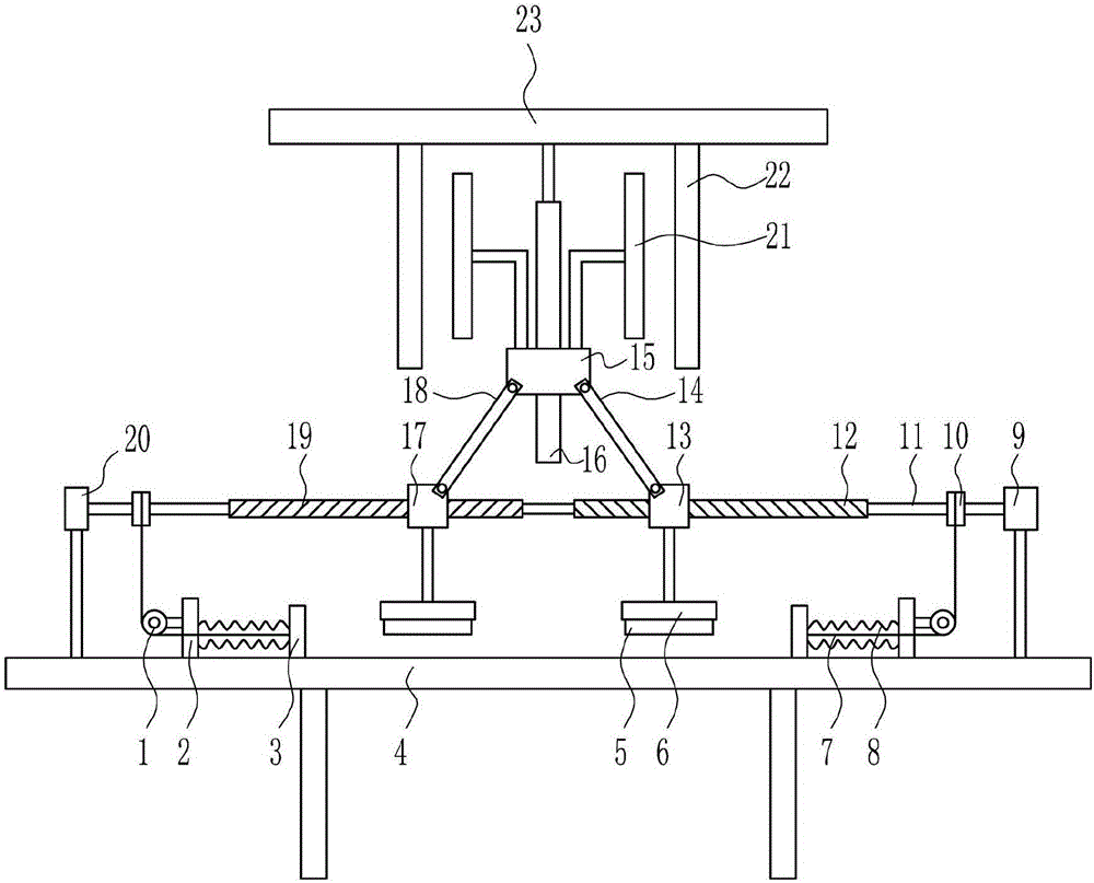 Movable hardware plate surface polishing device