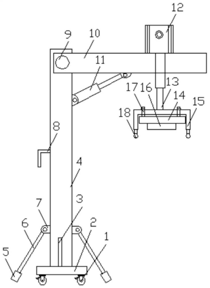 Bridge gap detection equipment with depth structure for bridge maintenance