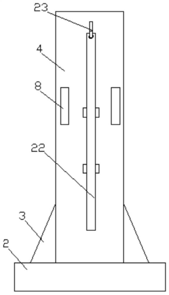 Bridge gap detection equipment with depth structure for bridge maintenance