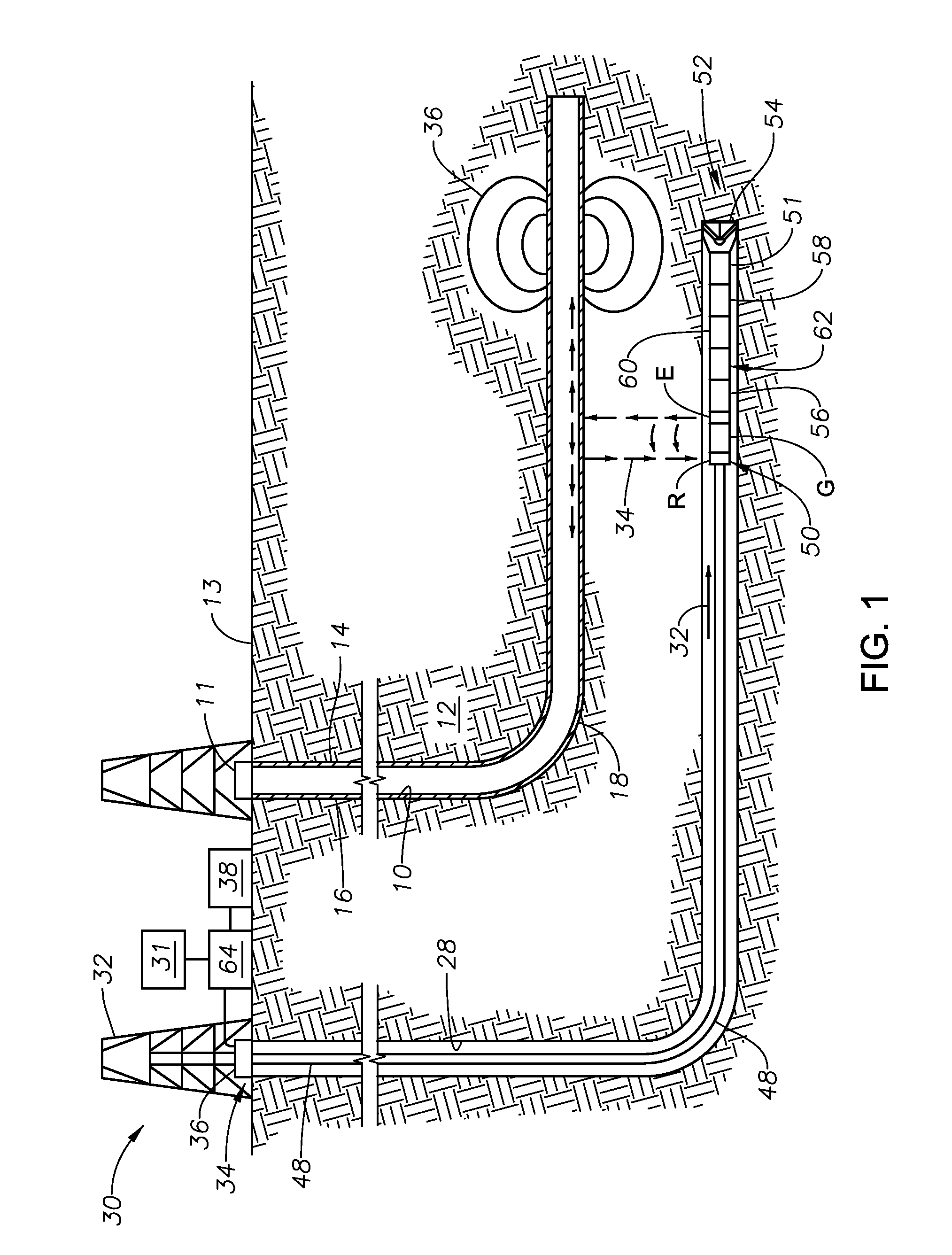 Gradient-based single well ranging system for sagd application