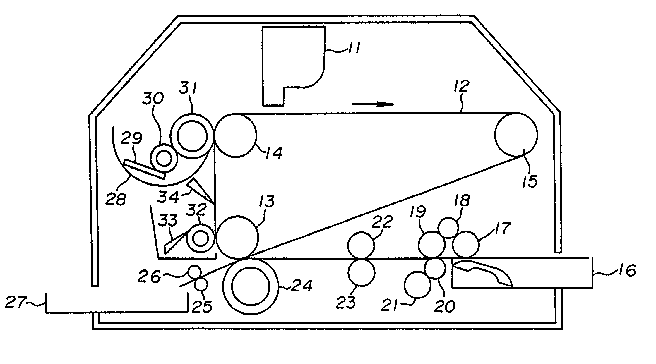 Recording method and apparatus with an intermediate transfer medium based on transfer-type recording mechanism