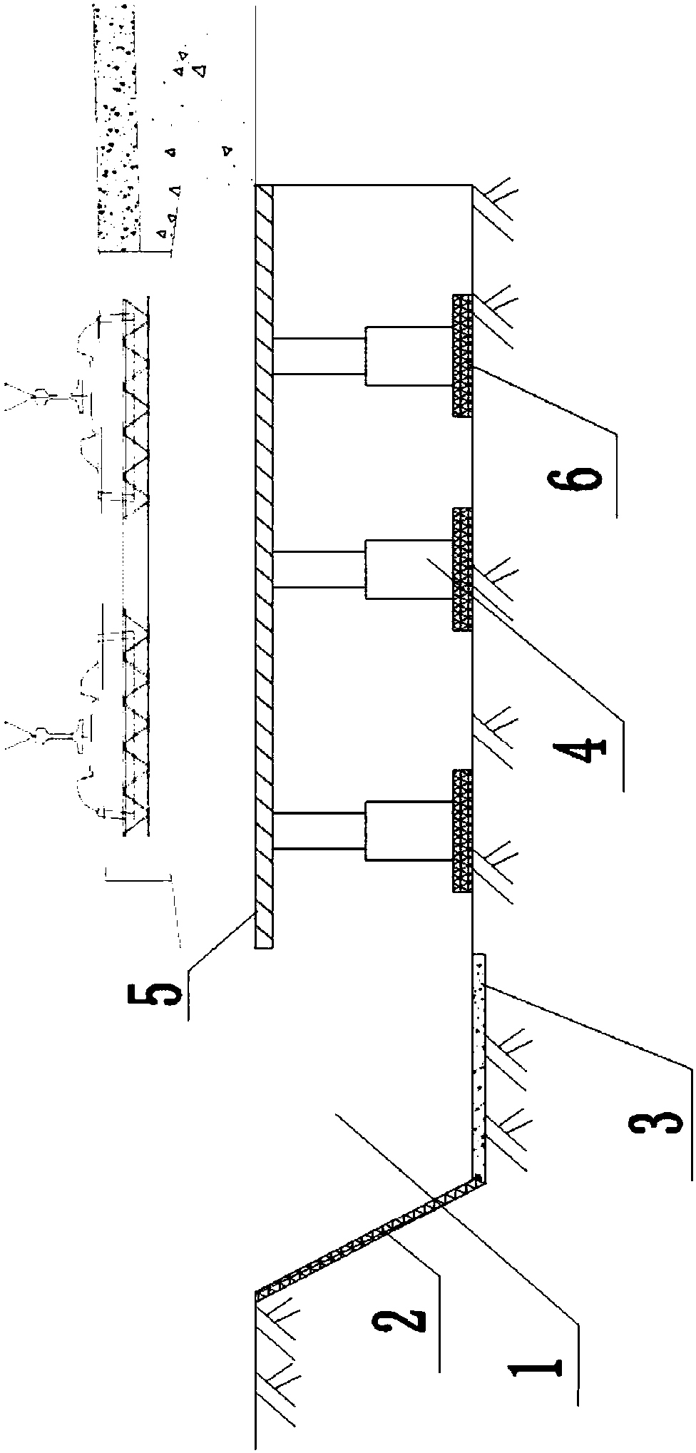 Treatment method for ballastless track roadbed arching