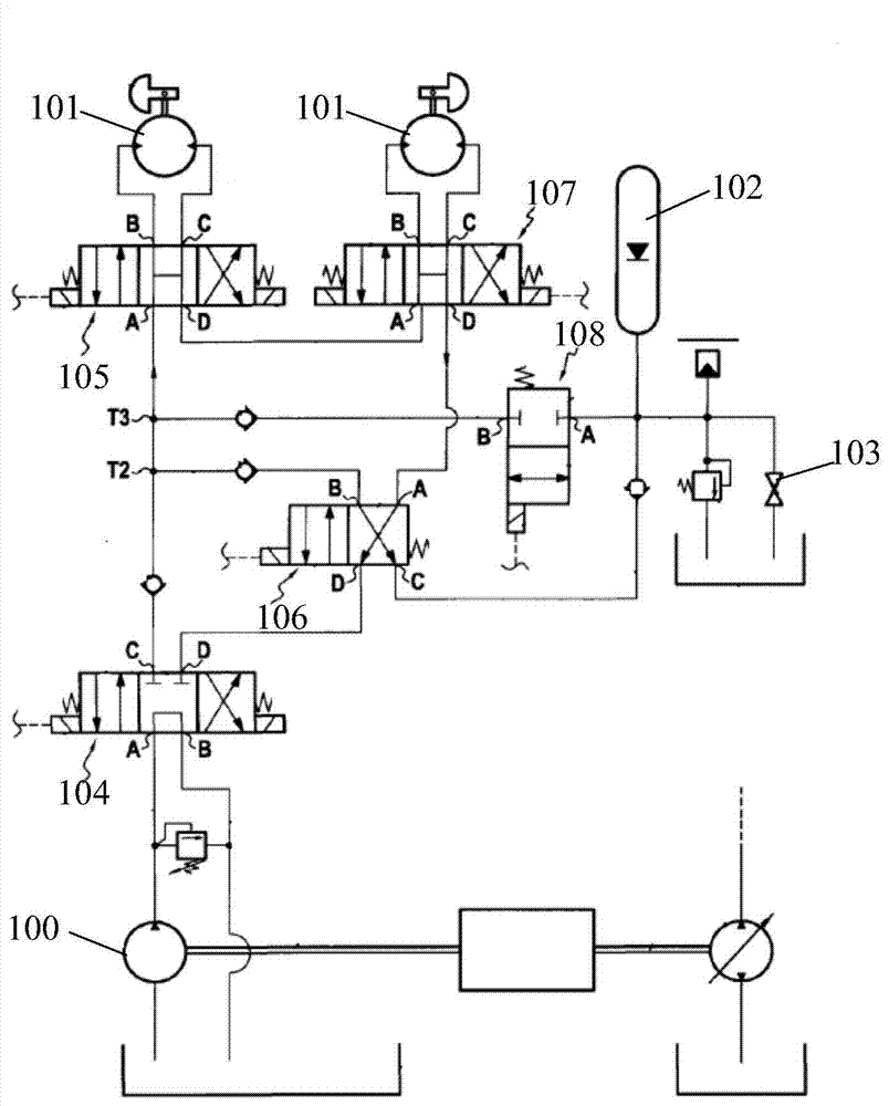 Energy recovery hydraulic system and engineering machine