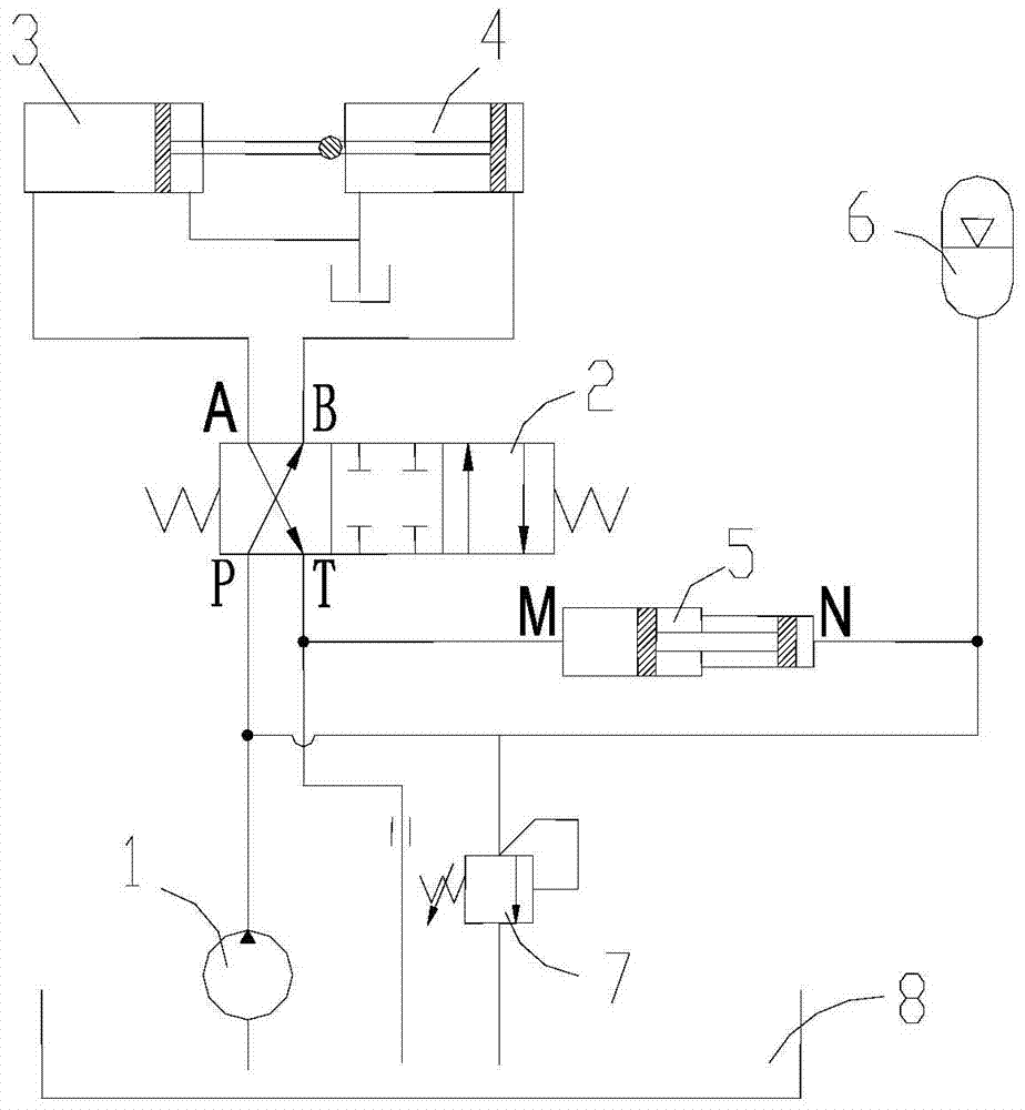 Energy recovery hydraulic system and engineering machine