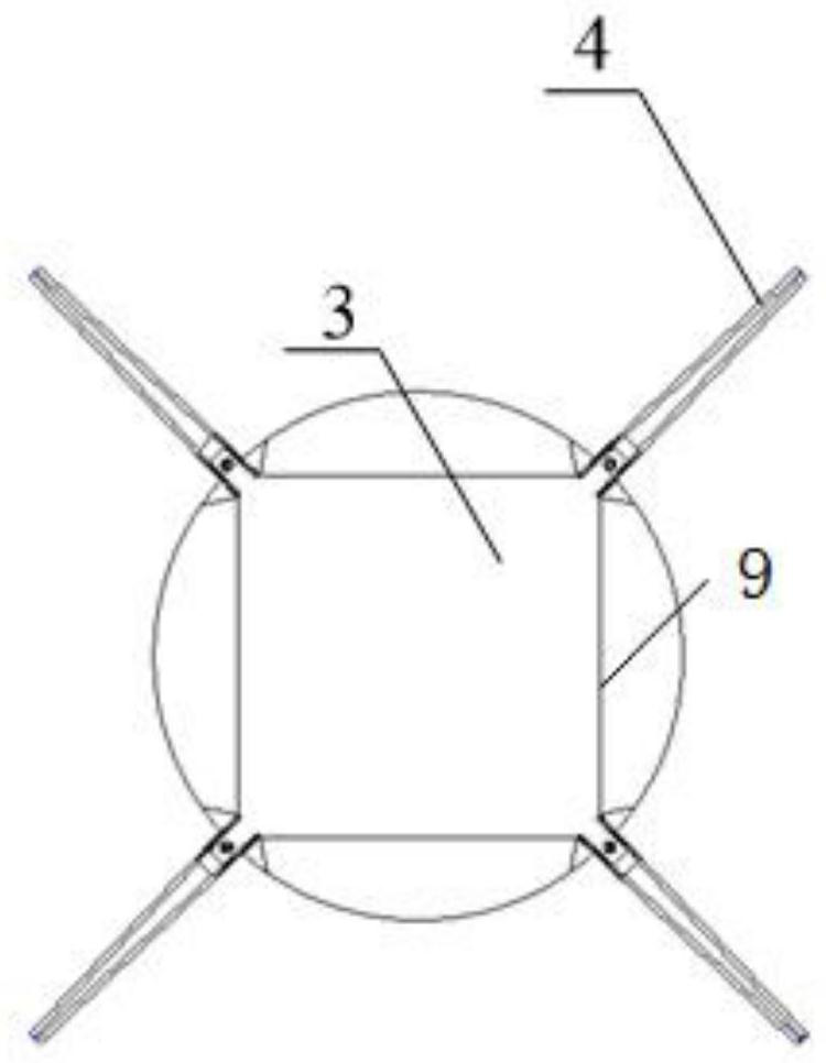 Compact high aspect ratio aerodynamic configuration layout structure of fire extinguishing bomb and design method