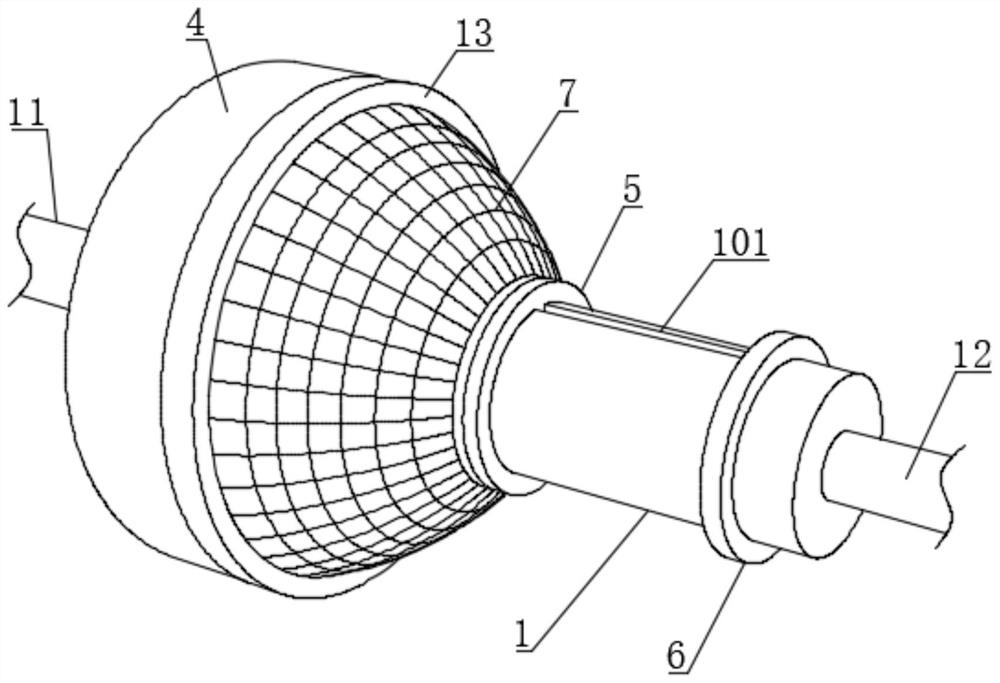 An anti-corrosion coating device suitable for stainless steel straight pipes with multiple variable diameters