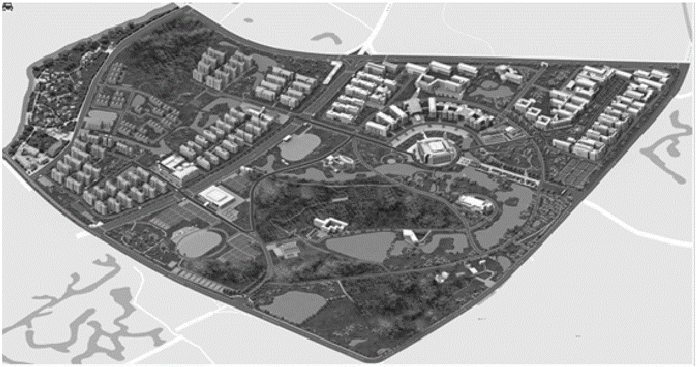 Mapping method from GPS (global positioning system) map to three-dimensional map