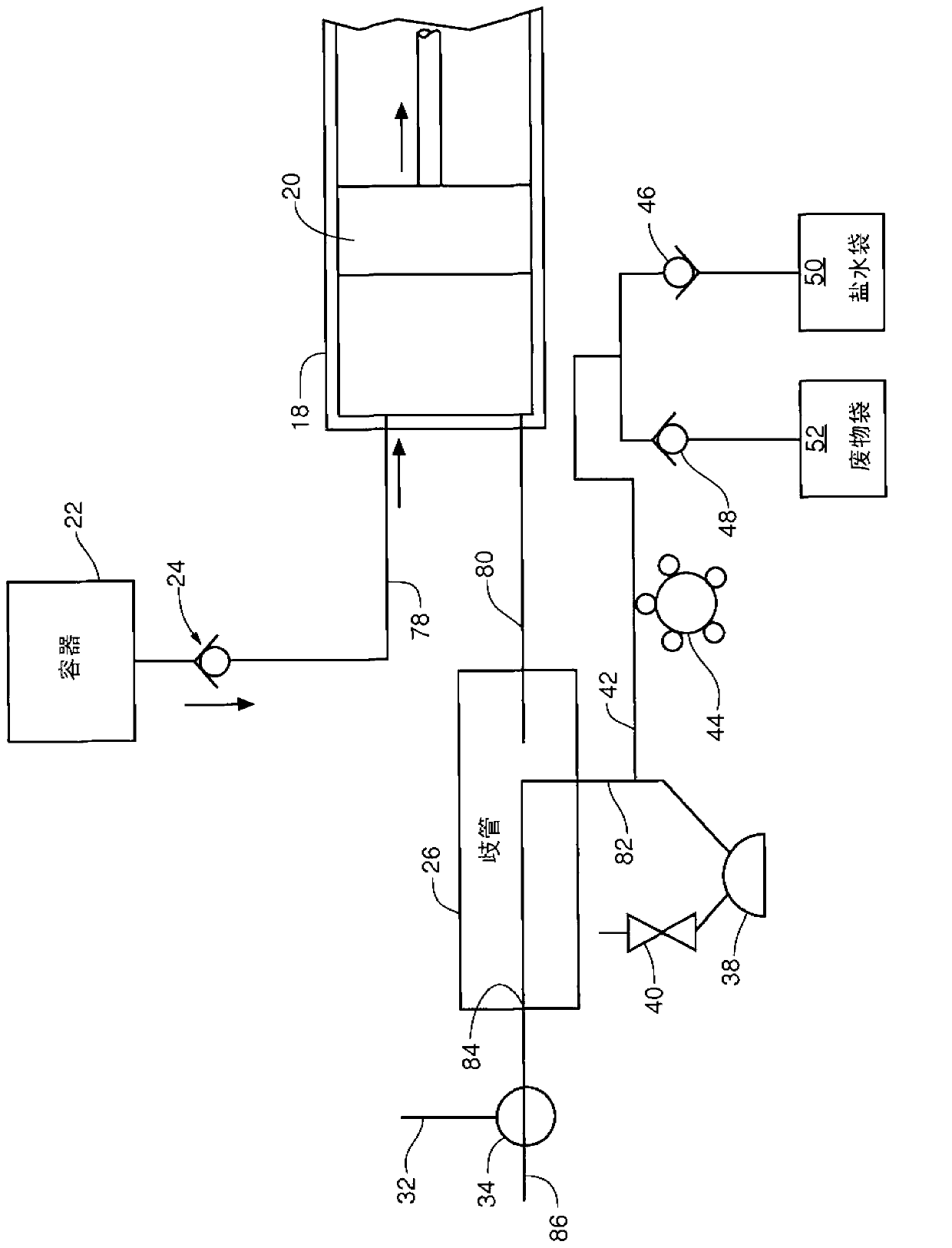 Contrast media injector syringe inlet valve system