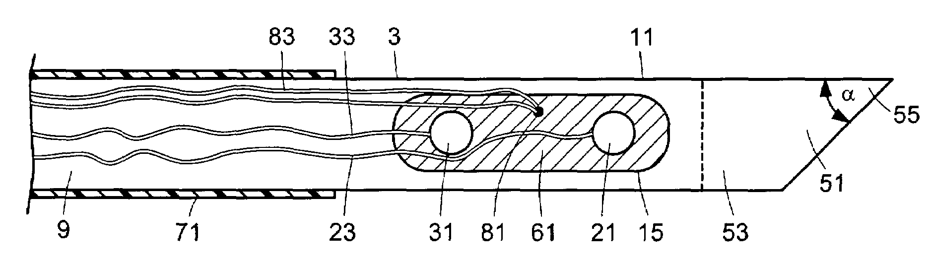 Windowed thermal ablation probe