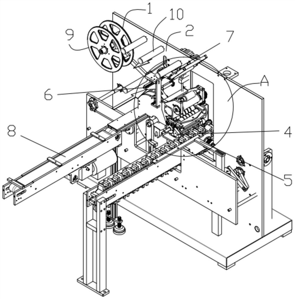 Lining paper packing machine