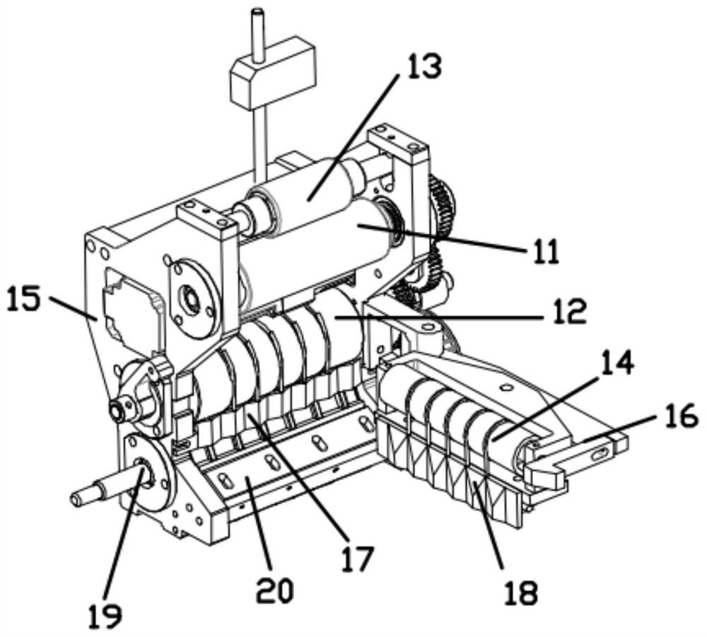 Lining paper packing machine