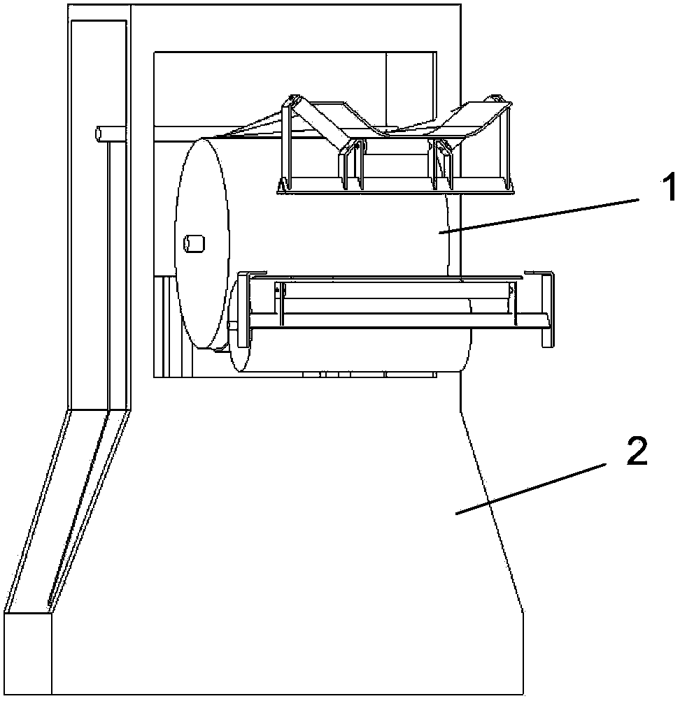 Screen surface distributing device of vibrating screen