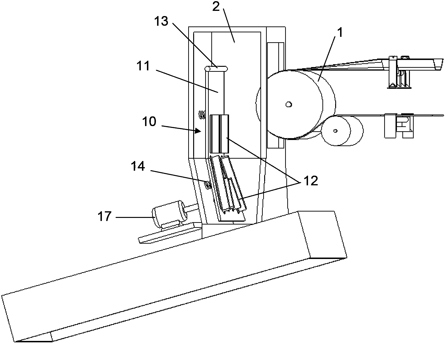 Screen surface distributing device of vibrating screen