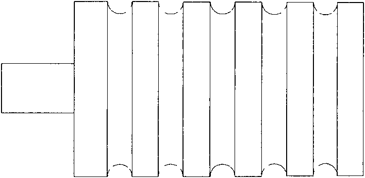 Polytetrafluoroethylene hollow fiber stretching device