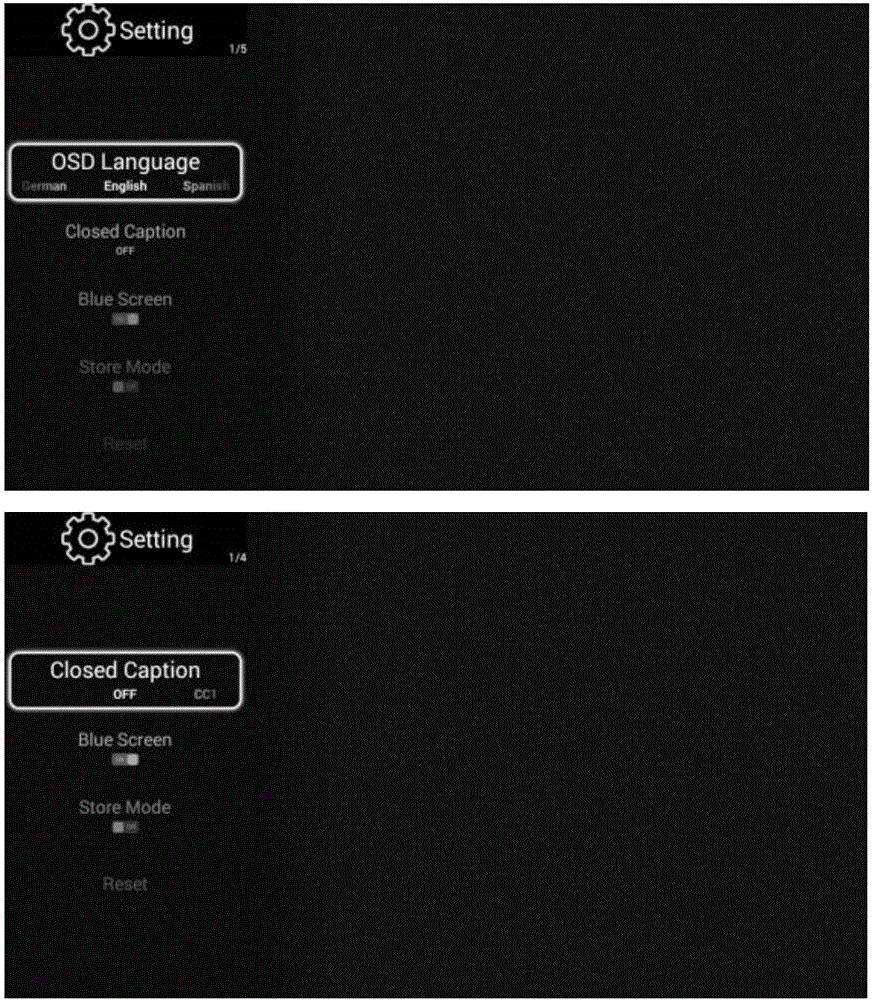 User interface automatic detection method and device