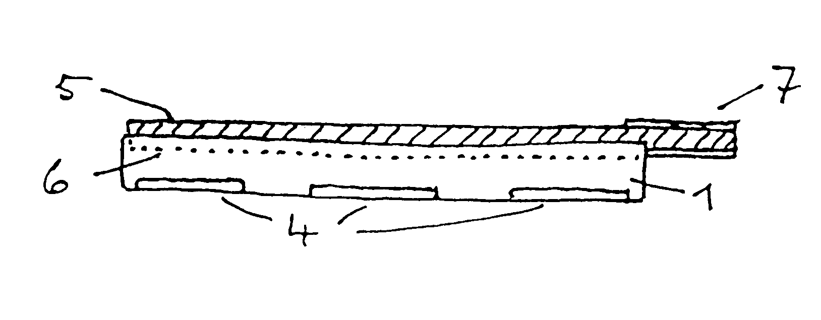 Redetachable, self-adhesive device