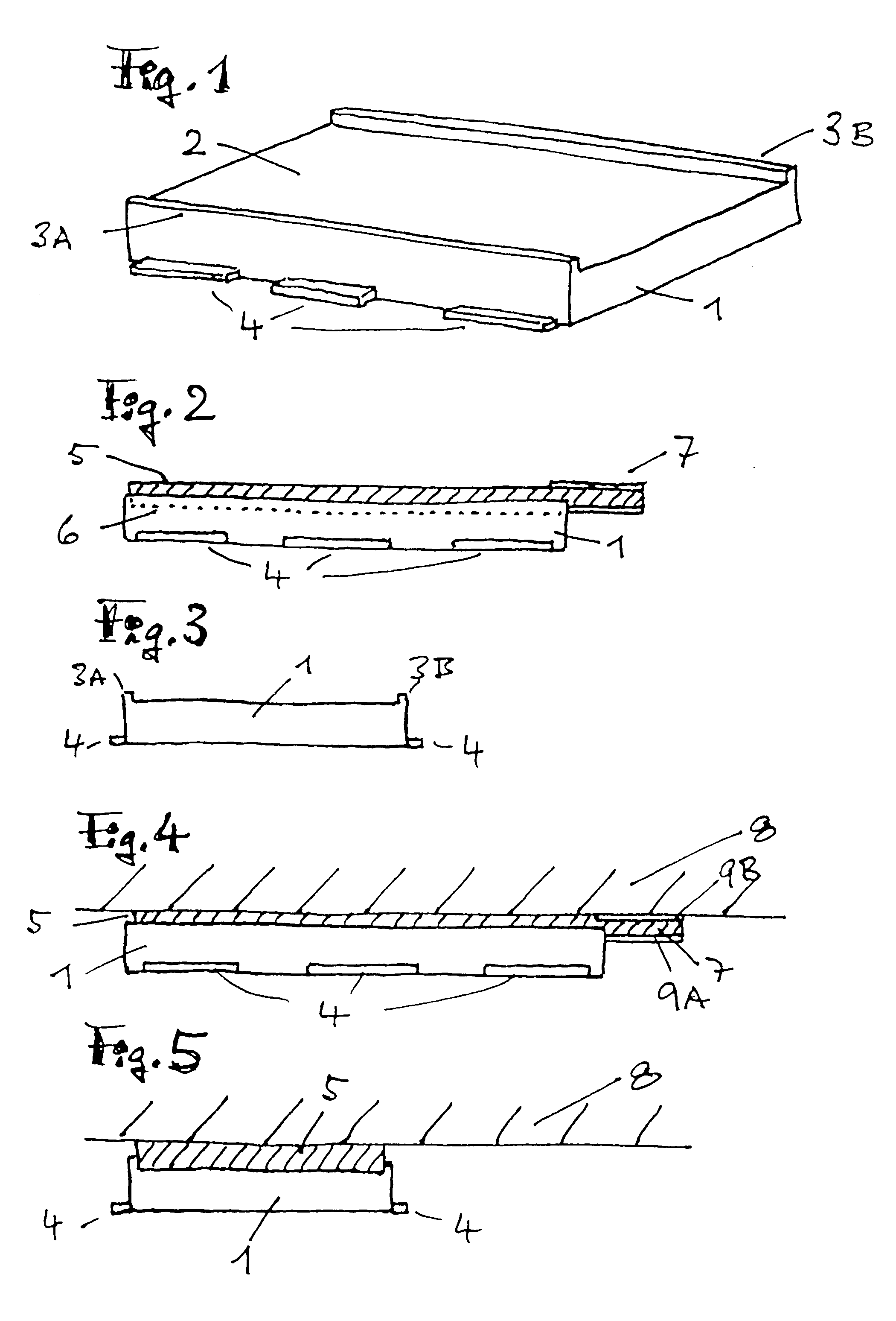 Redetachable, self-adhesive device