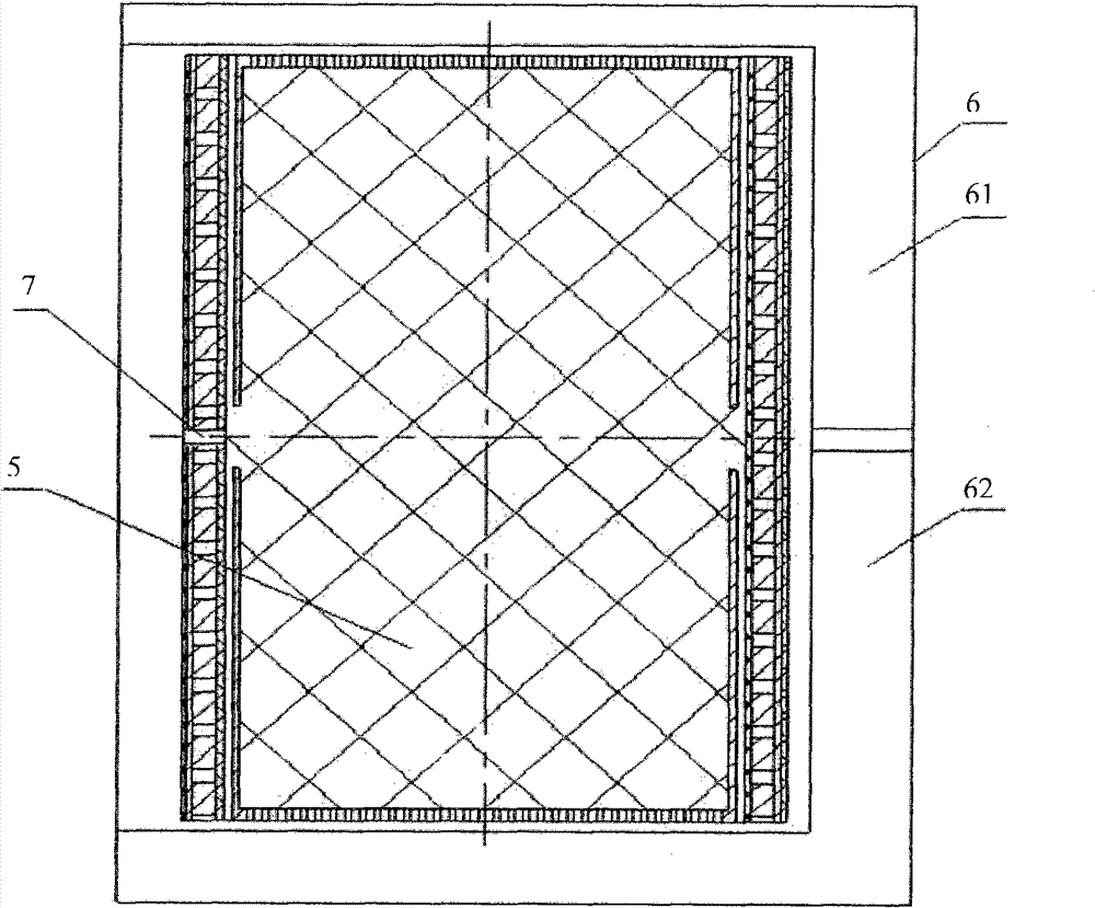 Device of titanium metal wire net cage compounded with titanium metal wire engineering bone and preparation method thereof