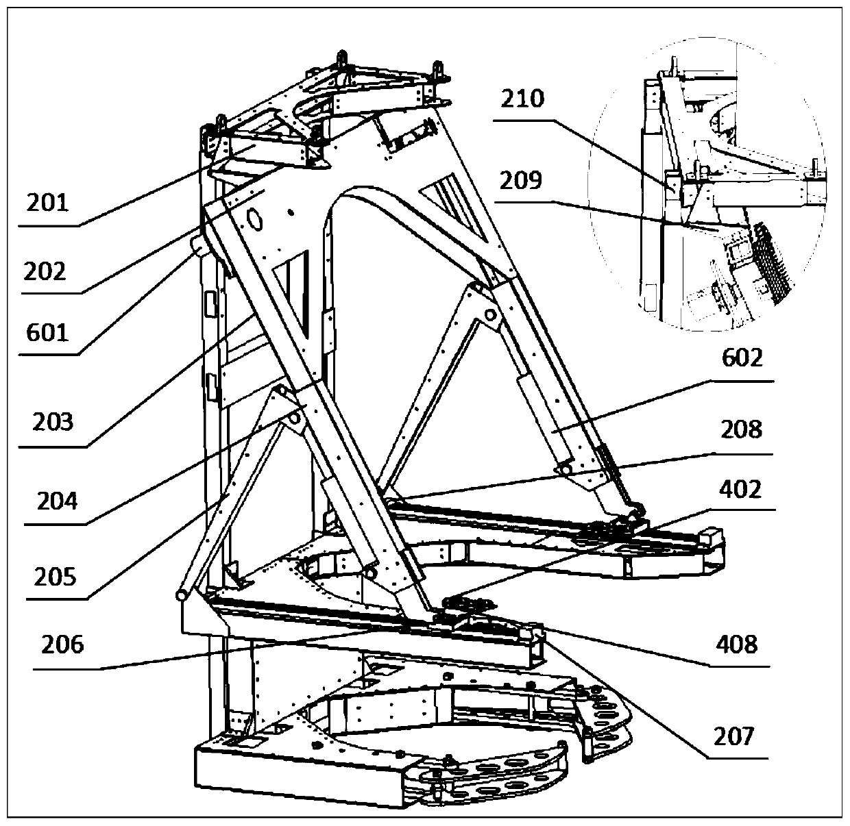 A modular underwater vertical diamond wire saw machine