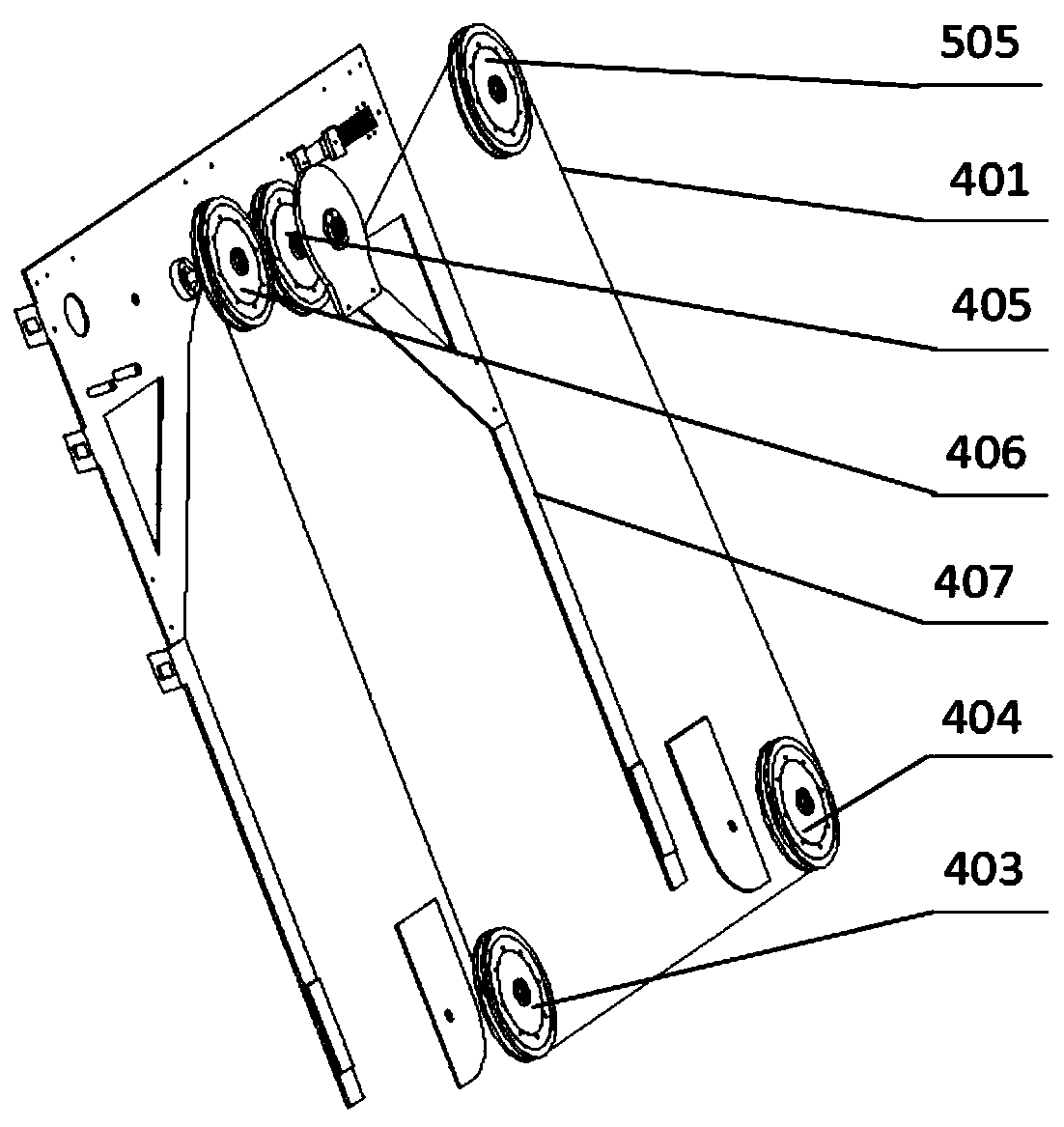 A modular underwater vertical diamond wire saw machine