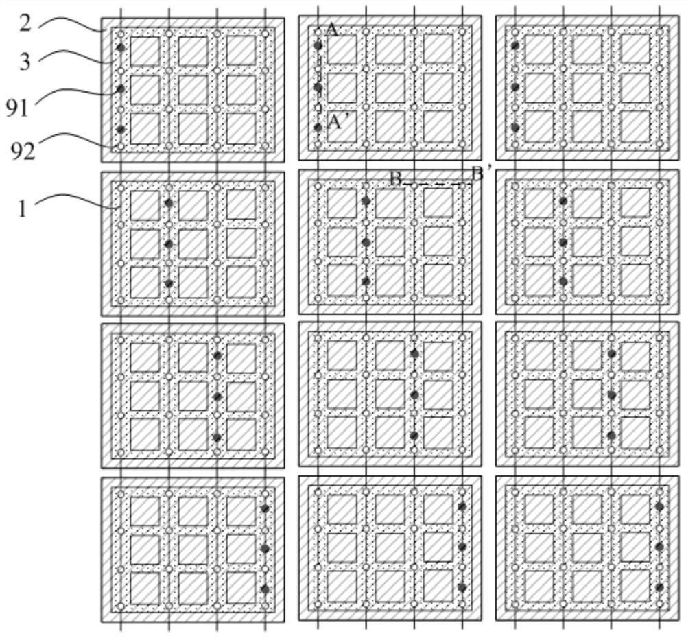 Touch electrode structure, touch substrate and manufacturing method, display panel and device