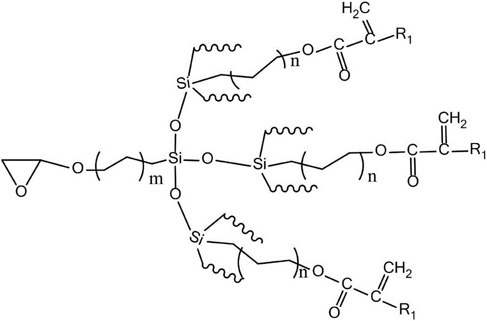 Epoxy based silicon tackifier and organosilicon conductive insulating gel prepared from same