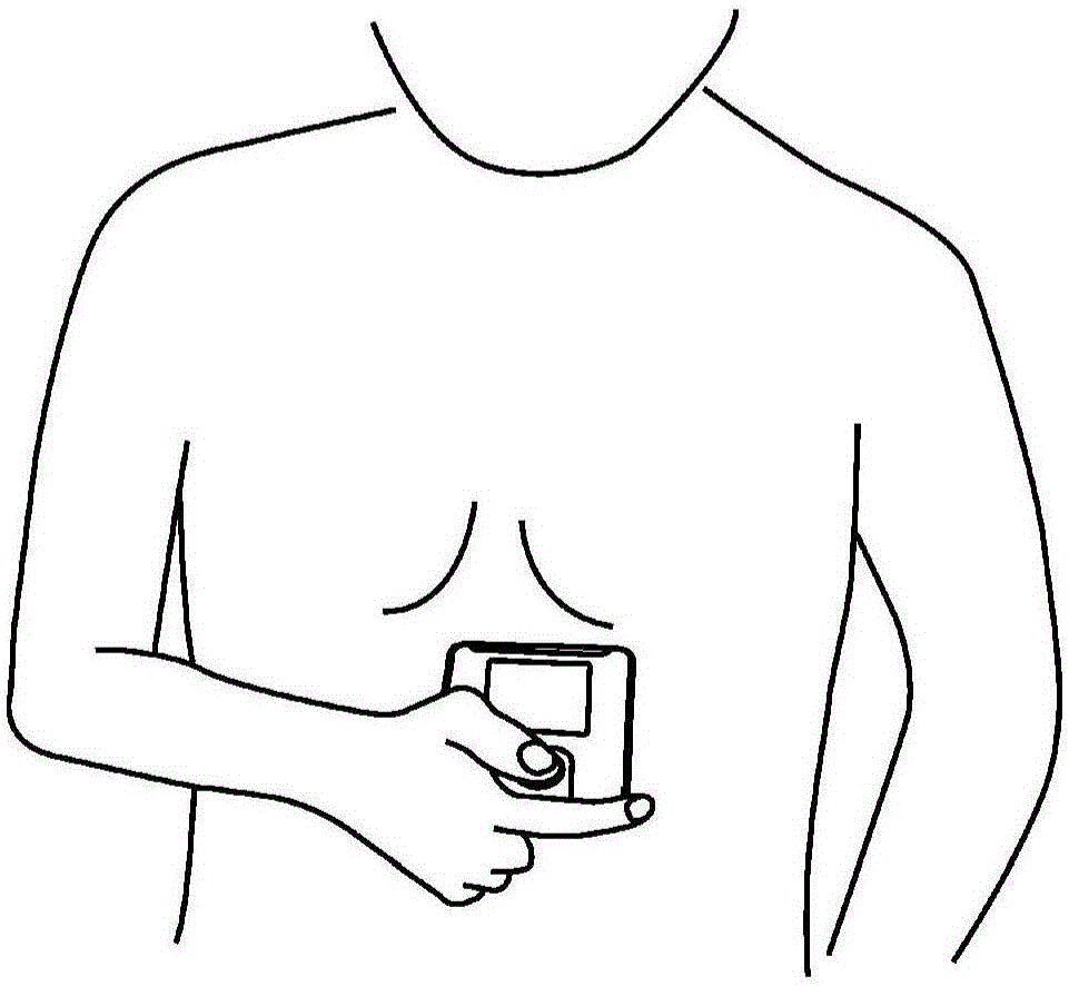 Neck-mounted ECG detection device