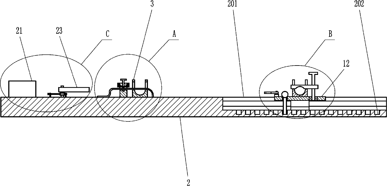 Sheep shearing auxiliary fixing device for animal husbandry