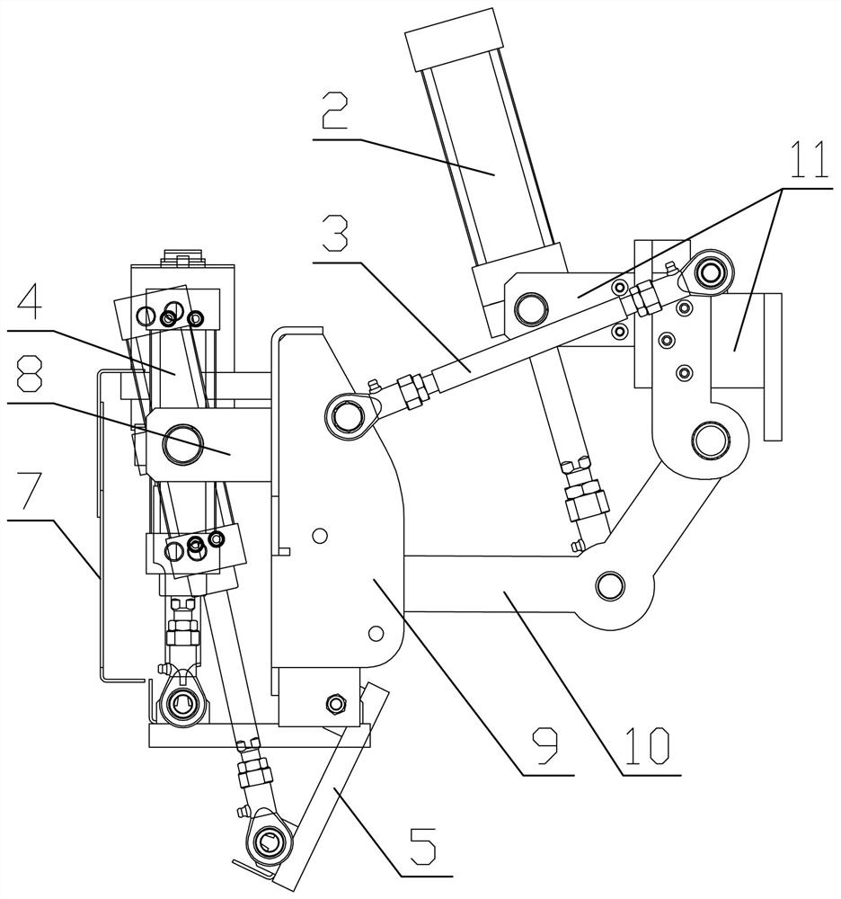 Valve bag high-frequency rapid heating sealing device