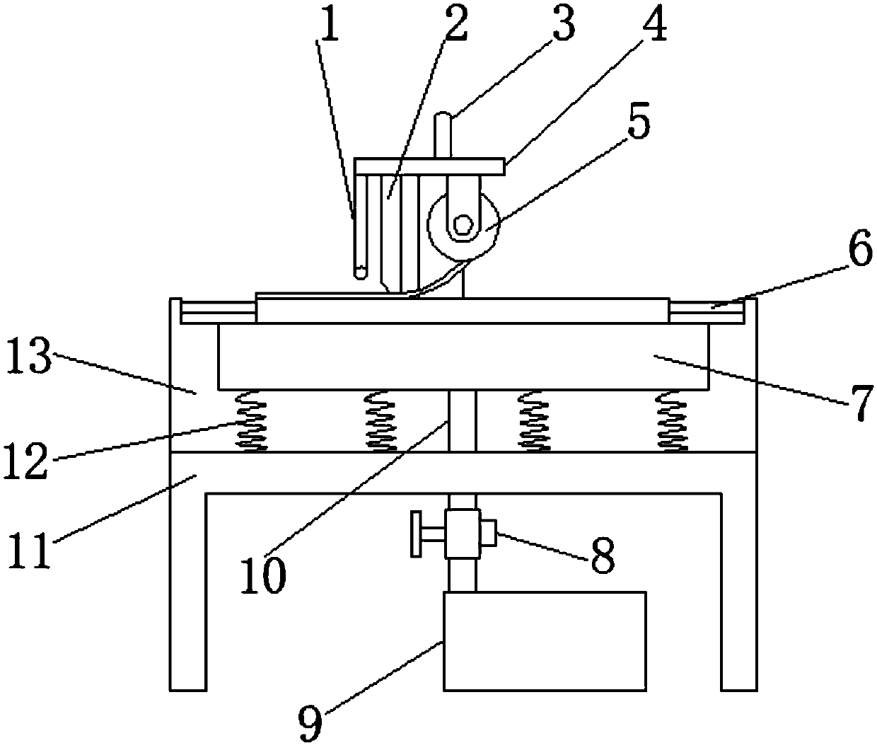 LCD plate film-attaching assisting mechanism