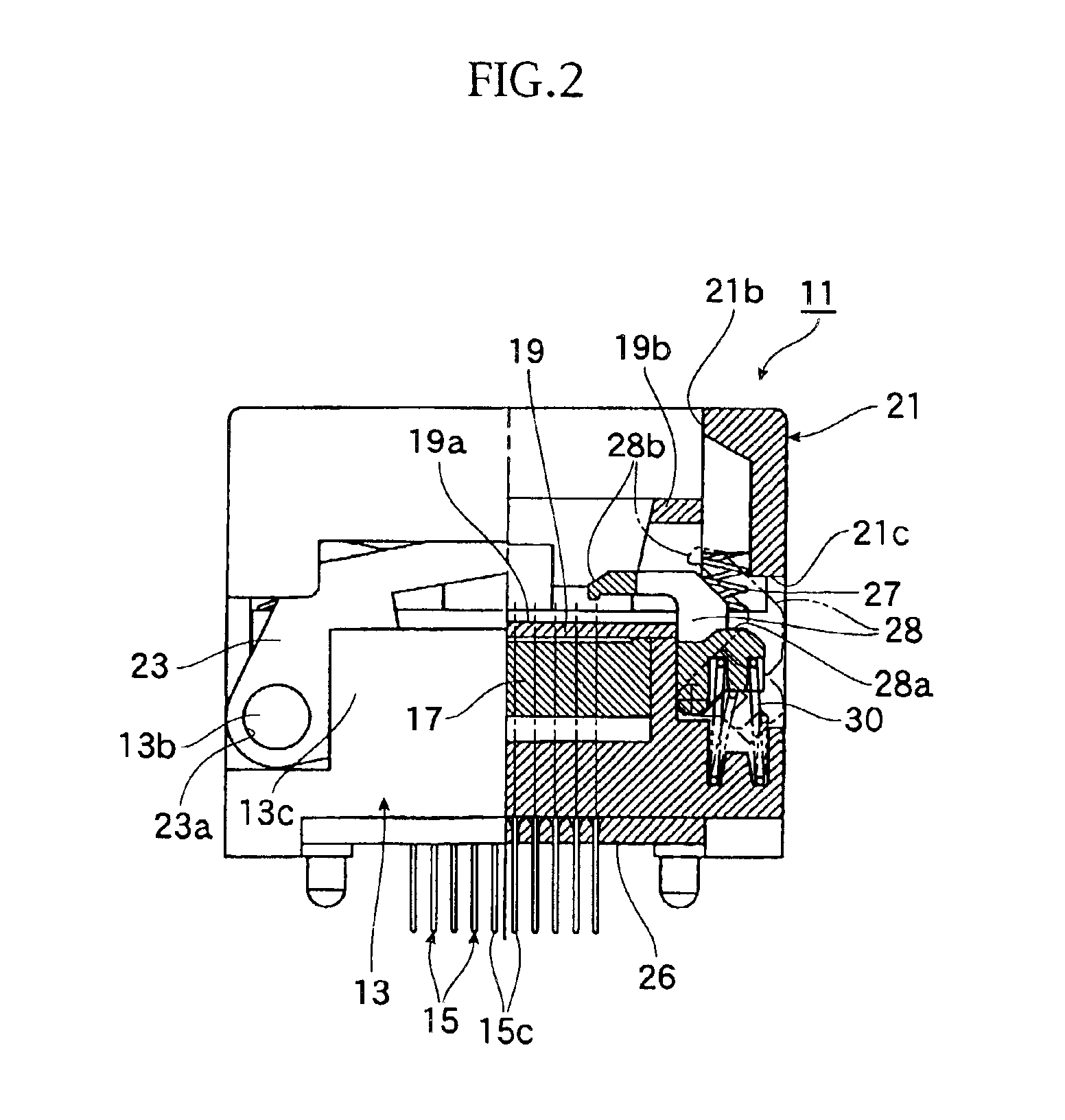 Socket for electrical parts