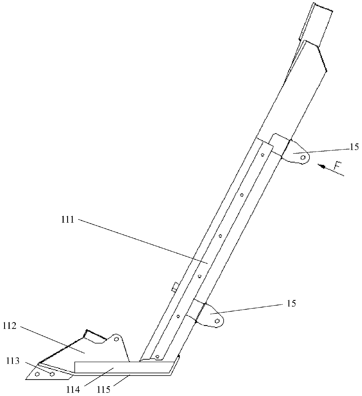 A branch position adjustment mechanism