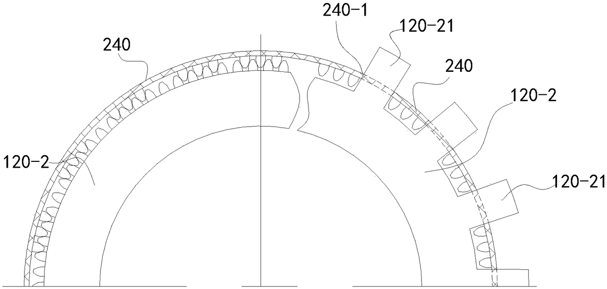 One-actuator two-gear speed changer for electric vehicle