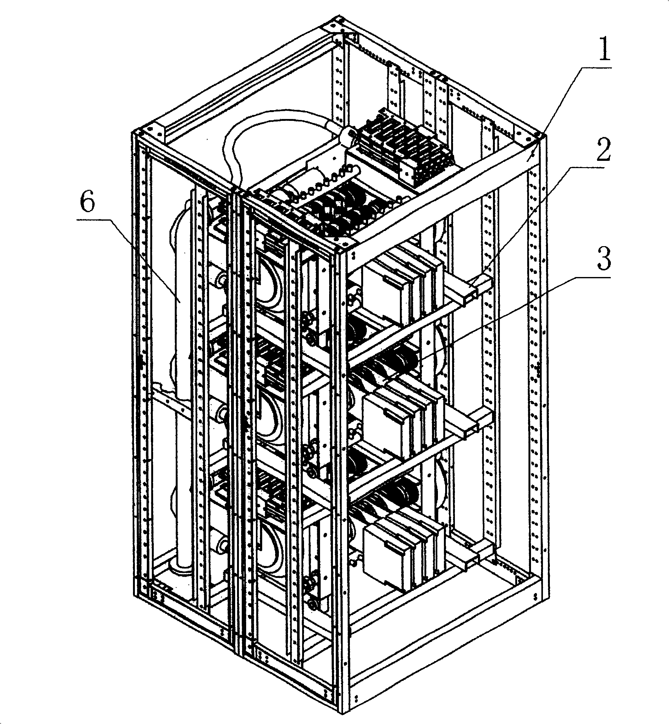 High-tension integral gate change transistor three-level frequency-converter power cabinet