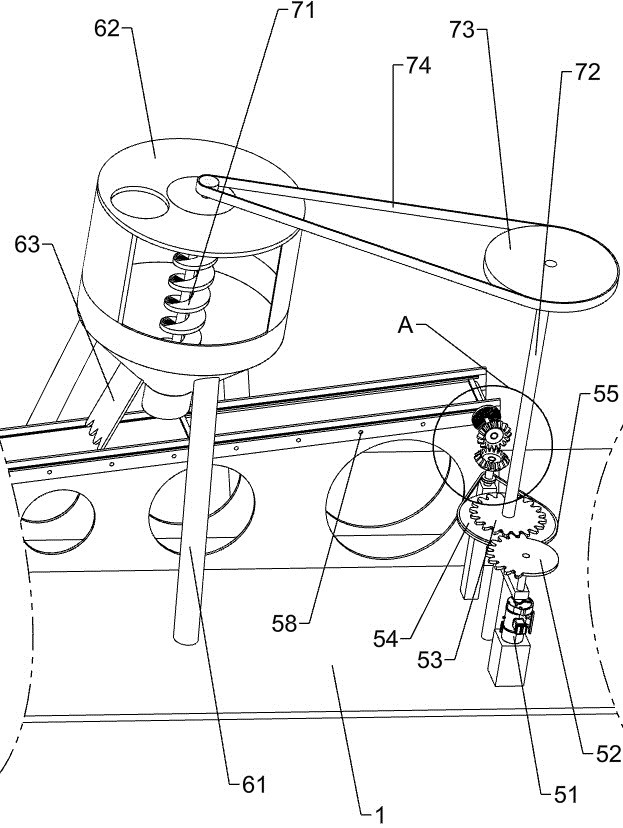 A kind of equipment for applying mud to tiles for building construction