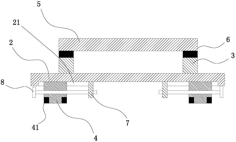 Conveniently-adjusted type machine tool installation support