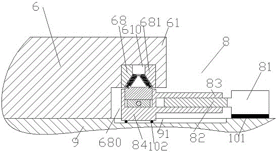 Floating type workbench structure used for industrial processing