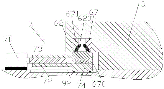 Floating type workbench structure used for industrial processing