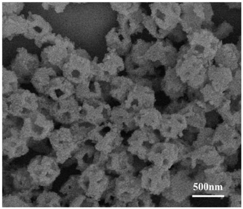 Noble metal supported nano frame catalyst and preparation method and application thereof