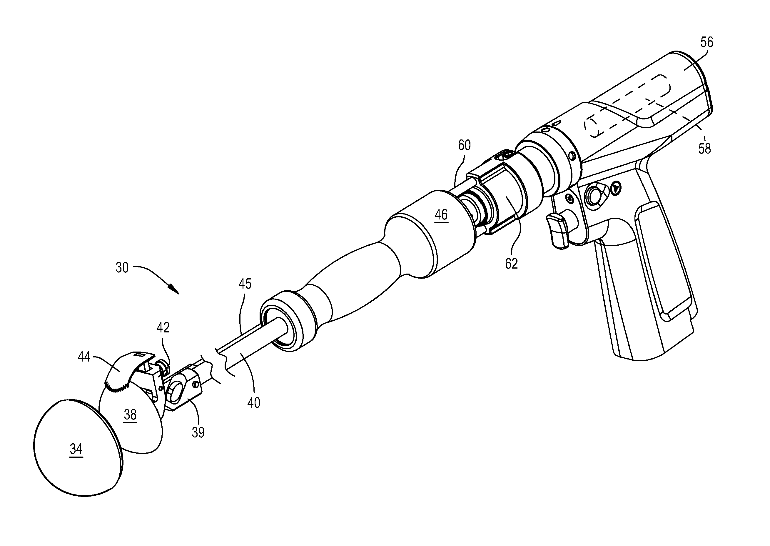 Surgical blade for use with an acetabular cup remover to remove bone around acetabular cup