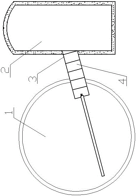 Method and device for removing foreign matter in shield zone on basis of lateral channel