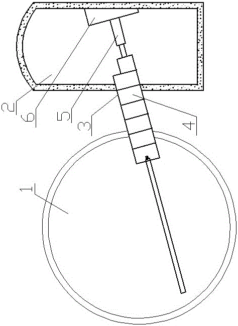 Method and device for removing foreign matter in shield zone on basis of lateral channel