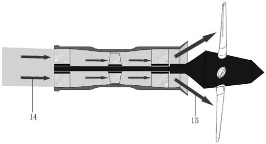 Novel high-speed coaxial double-rotor helicopter propelling system