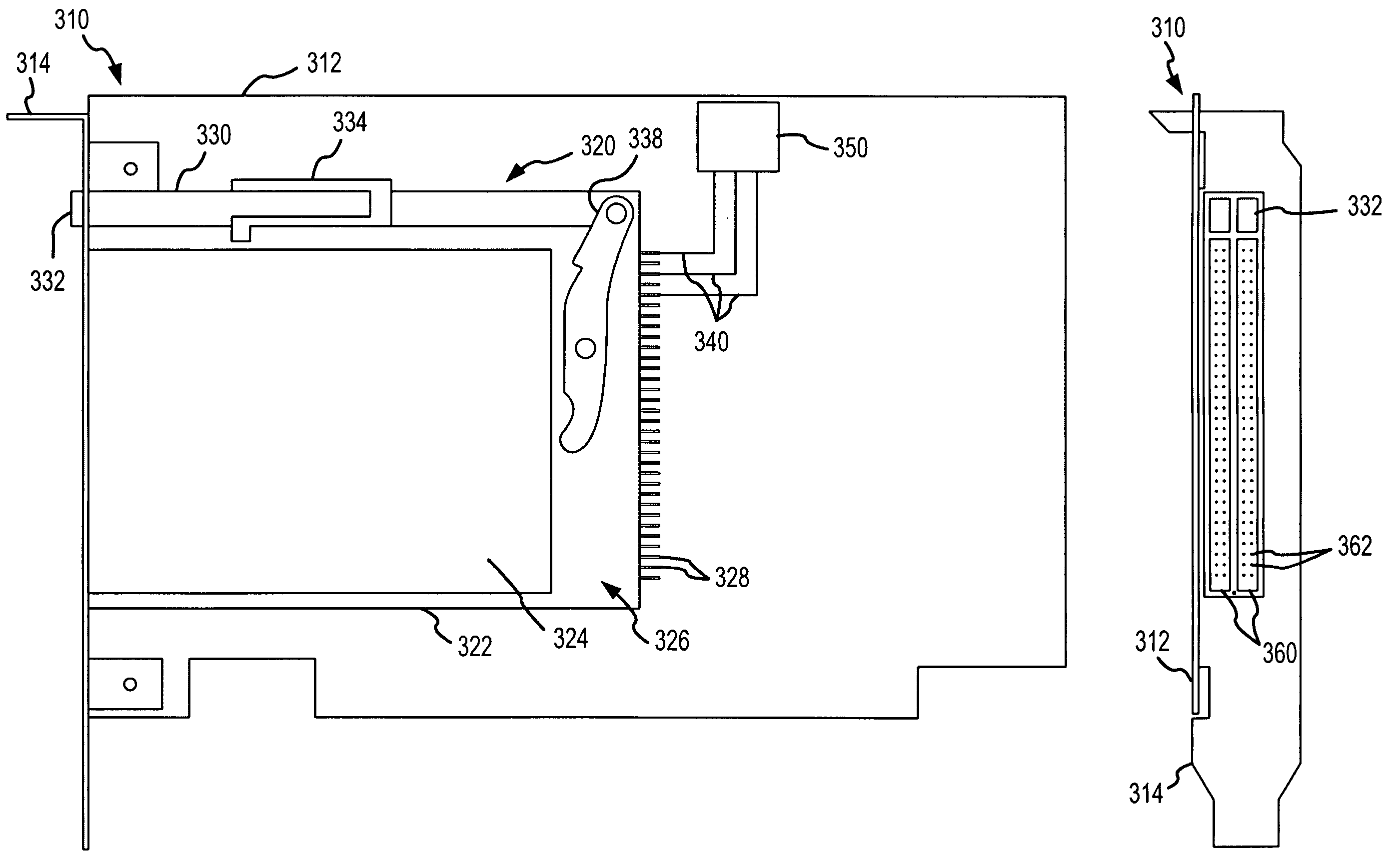 Battery-backed computer system with externally replaceable battery module