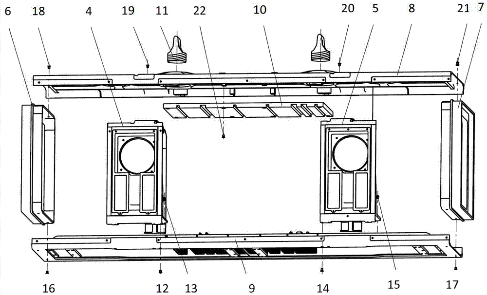 Onboard pod body for helicopter